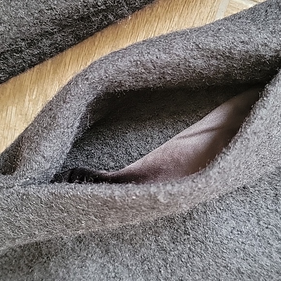 Club Monaco Black Boucle Wool Coat XS - Picture 6 of 12